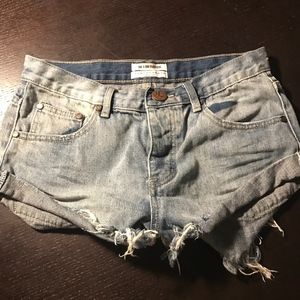 One Teaspoon Shorts Size 26